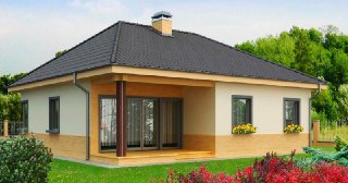 Строительство одноэтажных домов Кунгур цена от 23994 руб. м2